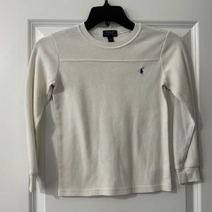Polo Ralph Lauren Boys Long Sleeve Thermal with stains